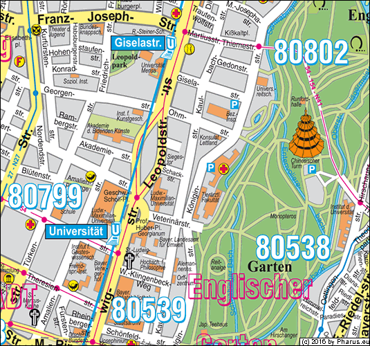 Kaulbachstraße München - Schwabing-Freimann