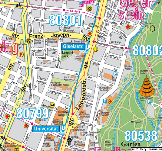 Georgenstraße München - Maxvorstadt