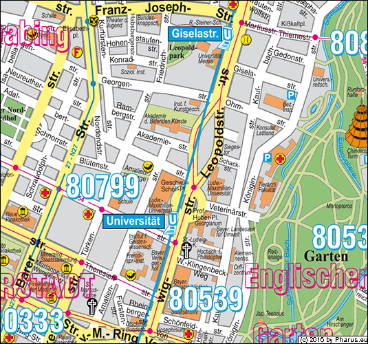 Adalbertstraße München - Maxvorstadt