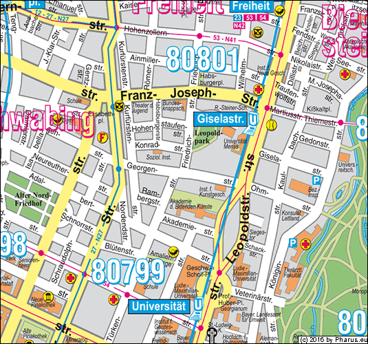 Georgenstraße München - Schwabing-Freimann