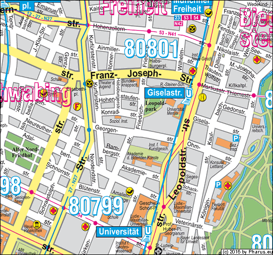 Friedrichstraße München - Schwabing-Freimann