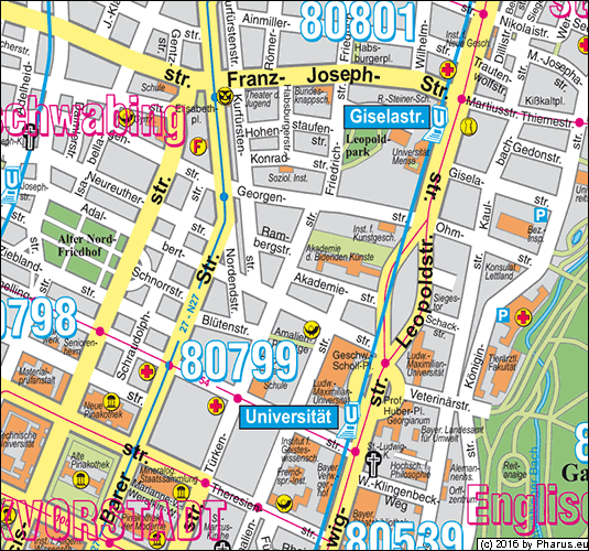 Akademiestraße München - Maxvorstadt