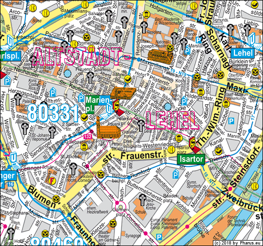 Prälat-Miller-Weg München - Altstadt-Lehel