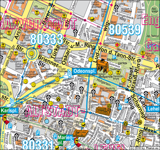 Wittelsbacherplatz München - Maxvorstadt