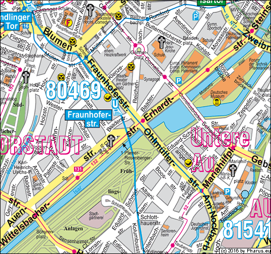 Wittelsbacherstraße München - Ludwigsvorstadt-Isarvorstadt