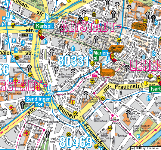 Hermann-Sack-Straße München - Altstadt-Lehel