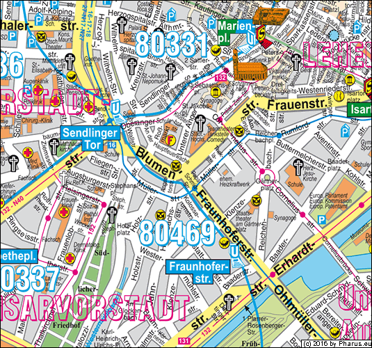 Papa-Schmid-Straße München - Altstadt-Lehel