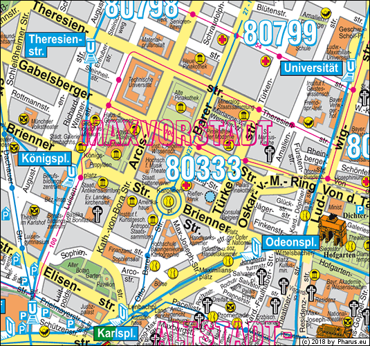 Prinz-Ludwig-Straße München - Maxvorstadt