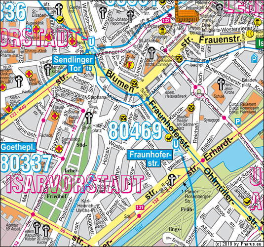 Ickstattstraße München - Ludwigsvorstadt-Isarvorstadt