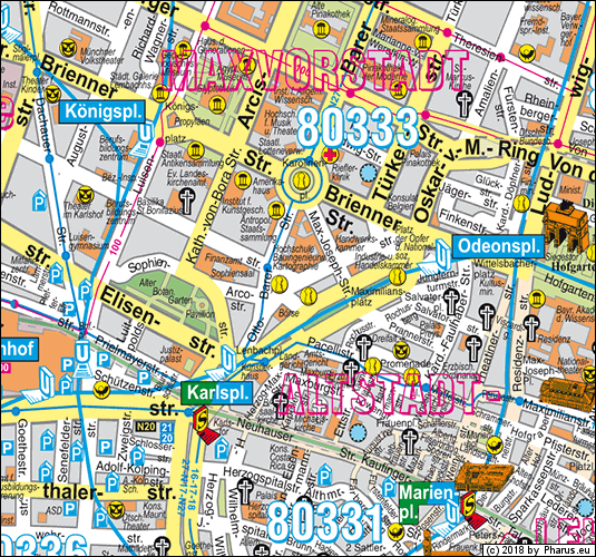 Ottostraße München - Maxvorstadt