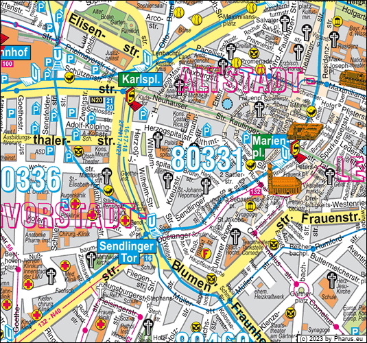 Brunnstraße München - Altstadt-Lehel