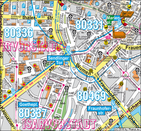 Müllerstraße München - Ludwigsvorstadt-Isarvorstadt