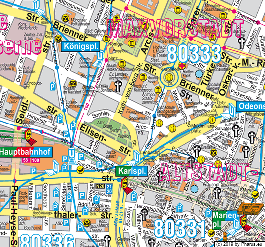 Arcostraße München - Maxvorstadt