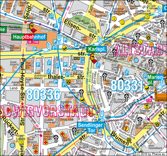 Schwanthalerstraße München - Ludwigsvorstadt-Isarvorstadt