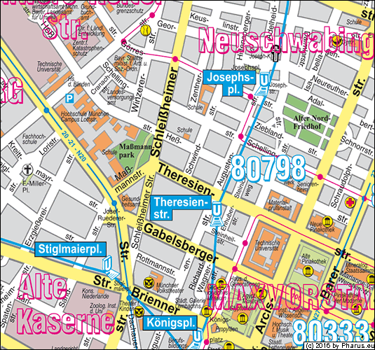 Schwindstraße München - Maxvorstadt