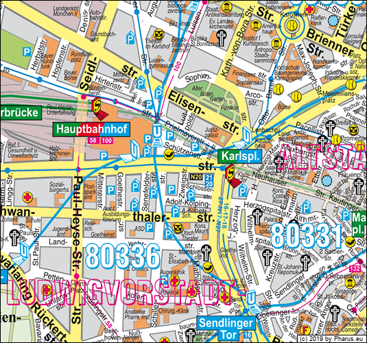 Zweigstraße München - Ludwigsvorstadt-Isarvorstadt