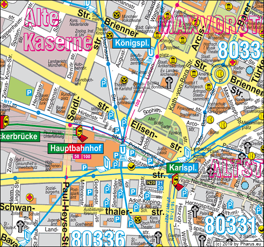 Elisenstraße München - Maxvorstadt