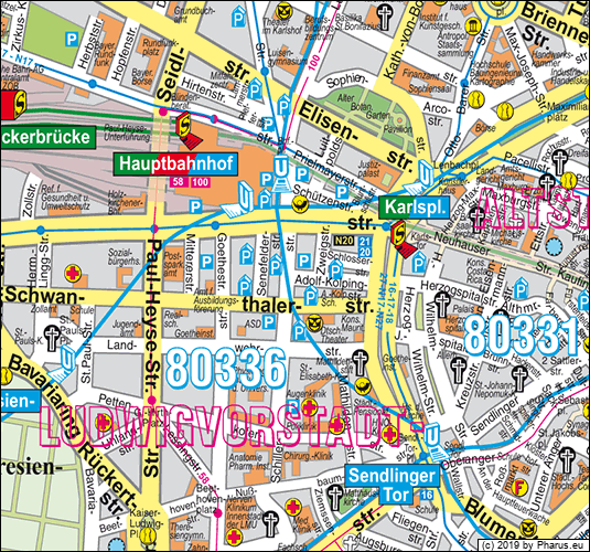 Adolf-Kolping-Straße München - Ludwigsvorstadt-Isarvorstadt