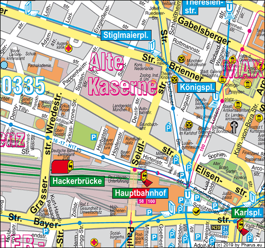 Denisstraße München - Maxvorstadt