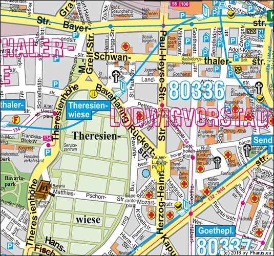 Uhlandstraße München - Ludwigsvorstadt-Isarvorstadt