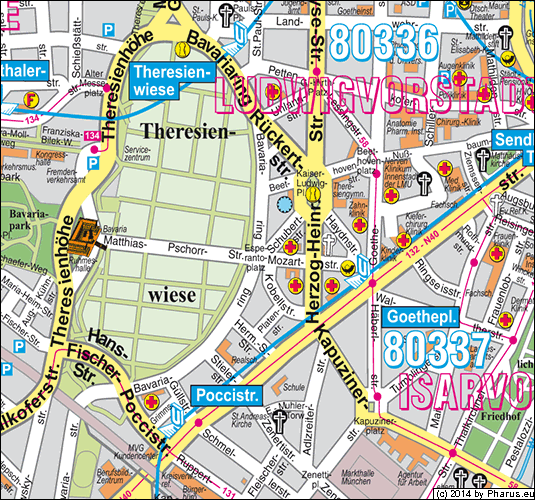 Schubertstraße München - Ludwigsvorstadt-Isarvorstadt