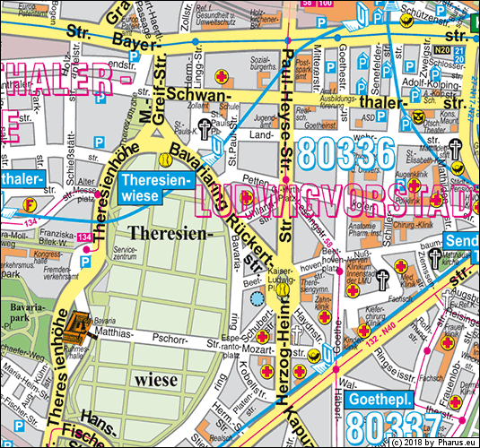 Rückertstraße München - Ludwigsvorstadt-Isarvorstadt