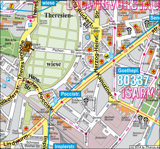 Platenstraße München - Ludwigsvorstadt-Isarvorstadt