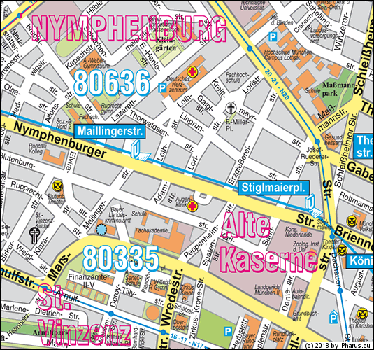 Loristraße München - Maxvorstadt