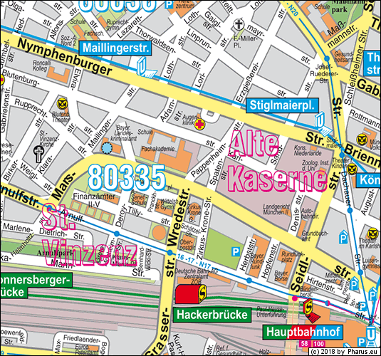 Pappenheimstraße München - Maxvorstadt