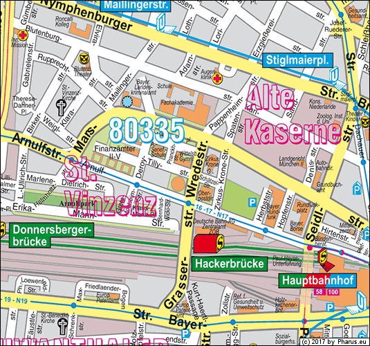 Tillystraße München - Maxvorstadt