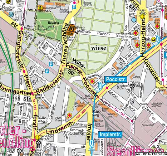 Poccistraße München - Ludwigsvorstadt-Isarvorstadt