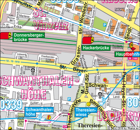 Grasserstraße München - Schwanthalerhöhe