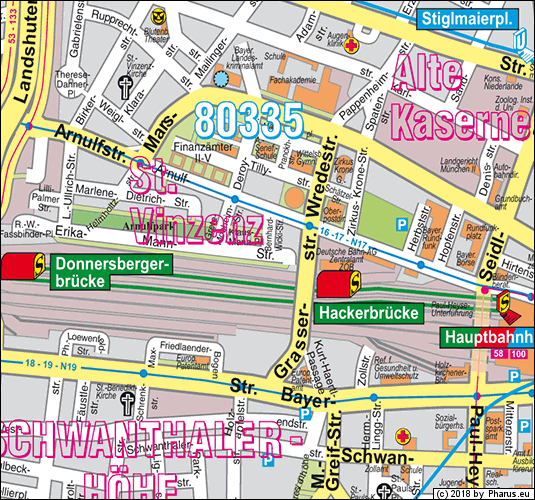 Bernhard-Wick-Straße München - Neuhausen-Nymphenburg