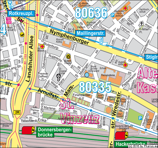 Mailingerstraße München - Neuhausen-Nymphenburg
