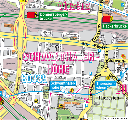Ligsalzstraße München - Schwanthalerhöhe