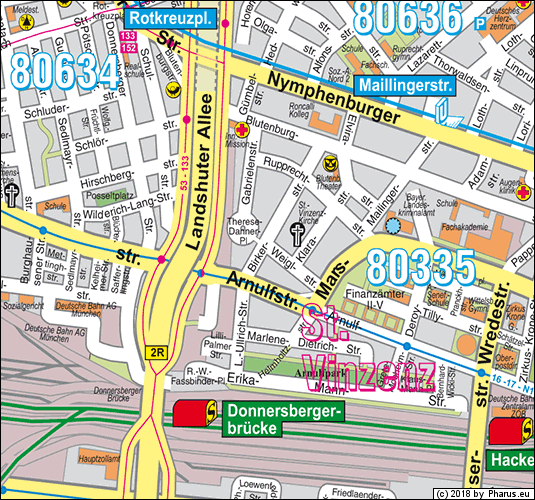 Weiglstraße München - Neuhausen-Nymphenburg